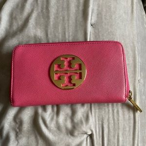 Tory Burch pink wallet